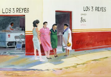 Gespräch, Yucatan, Mexiko